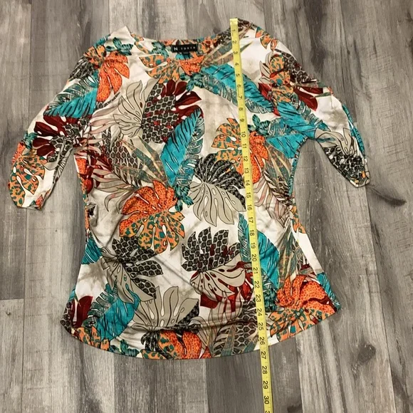 N Touch Medium Tropical Paradise Collection Blouse - Picture 4 of 7